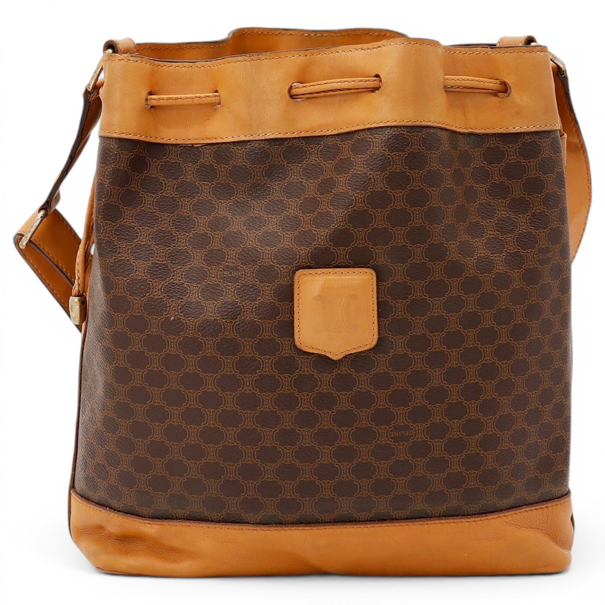 Triomphe leather handbag