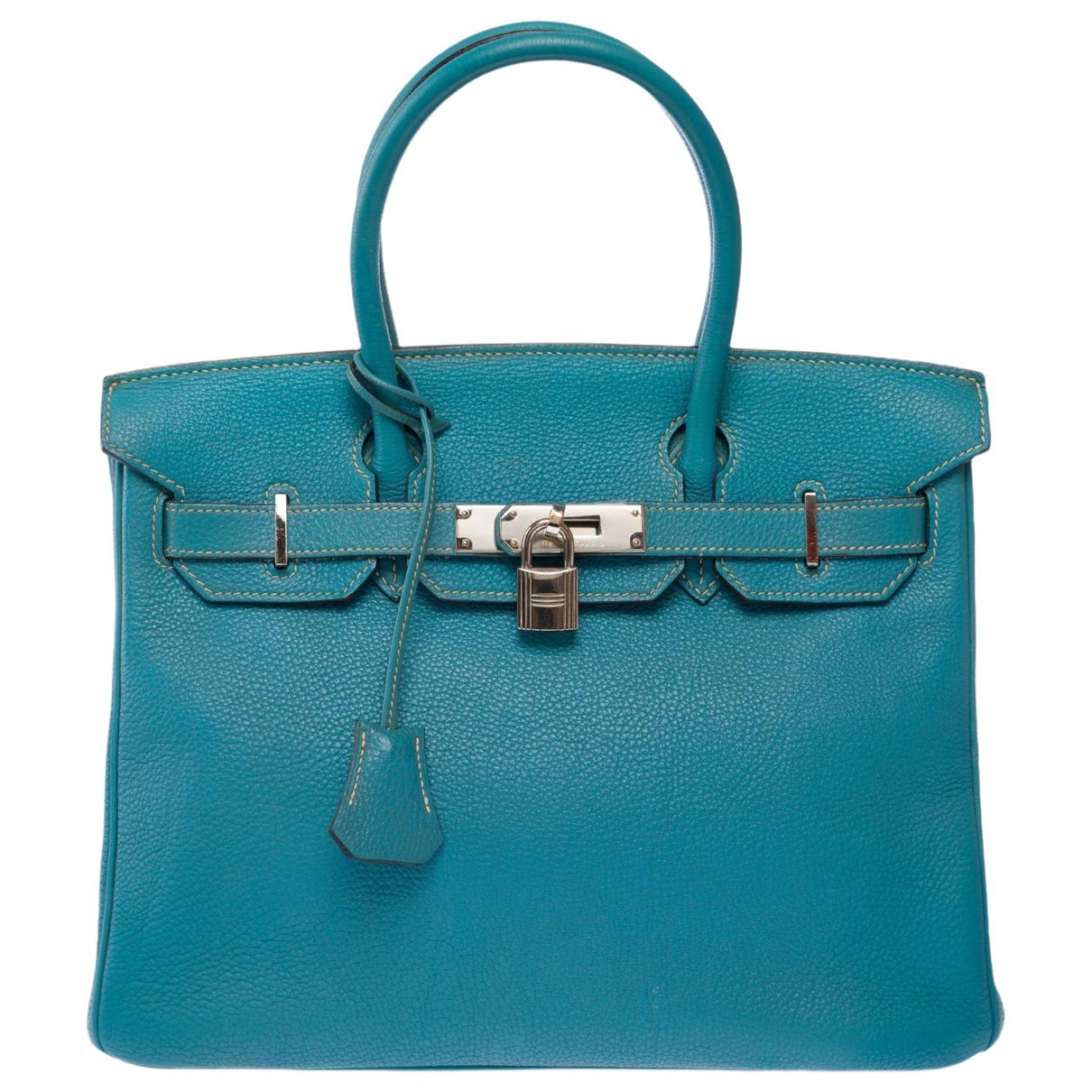 Hermes Birkin 30 Handbag White Togo Leather 2005