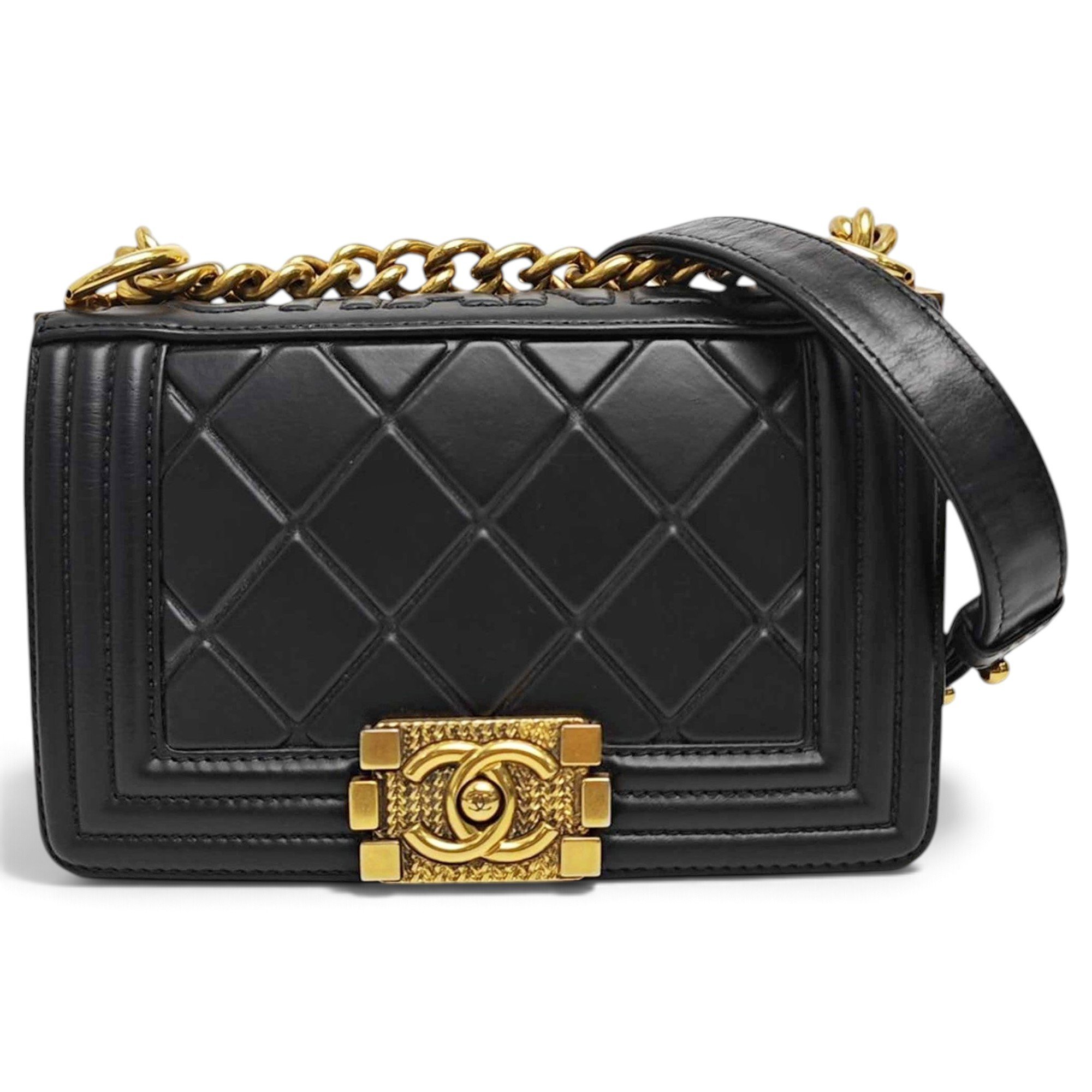 Boy leather crossbody bag