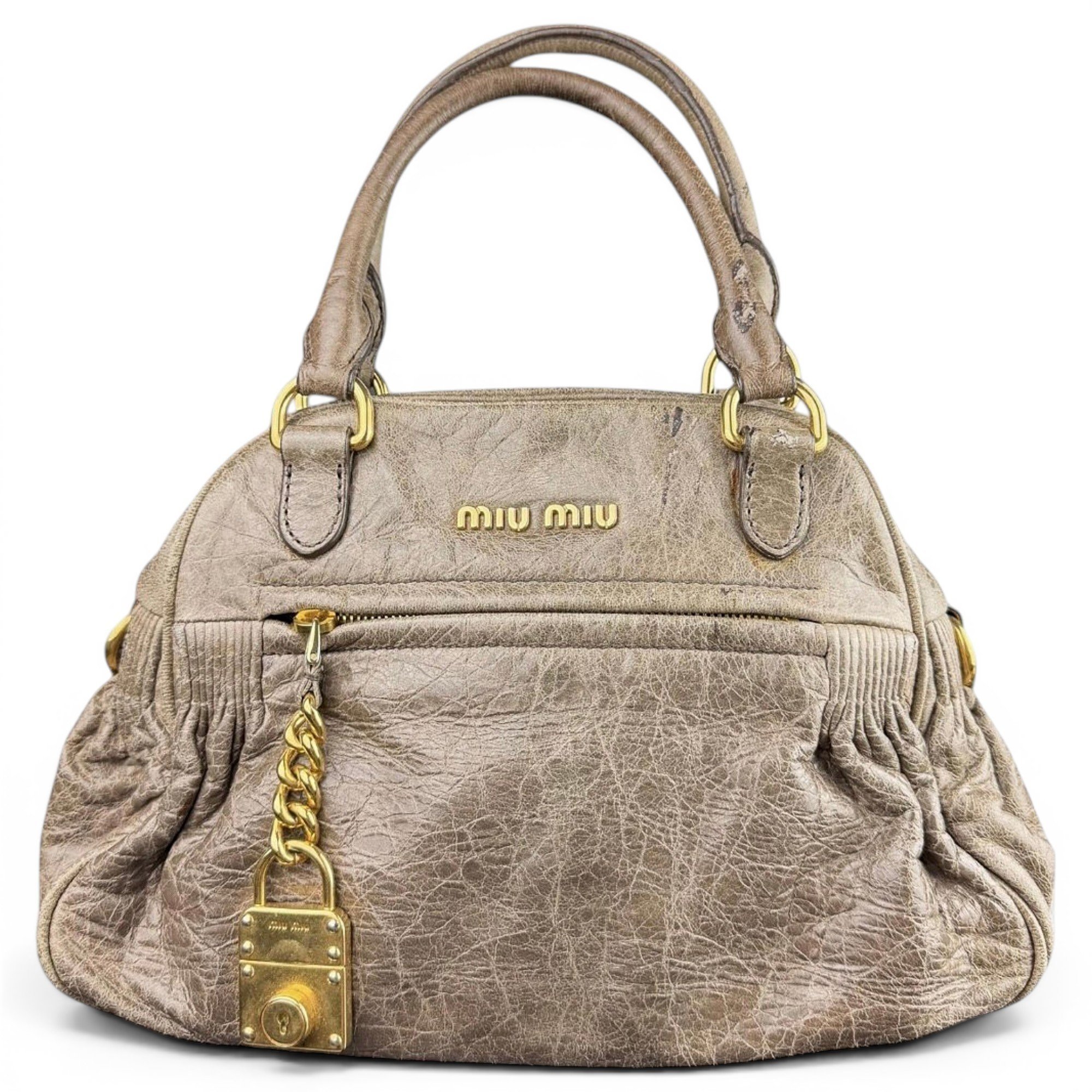 Vitello leather handbag