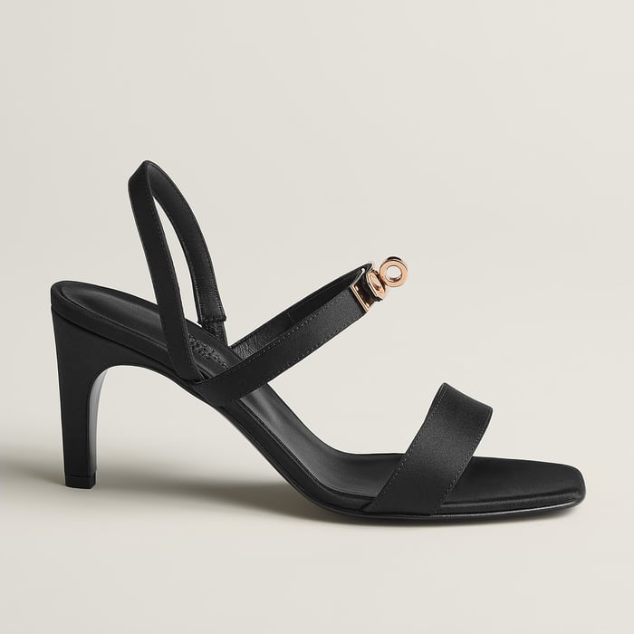 Noir Sandália Glamour 75