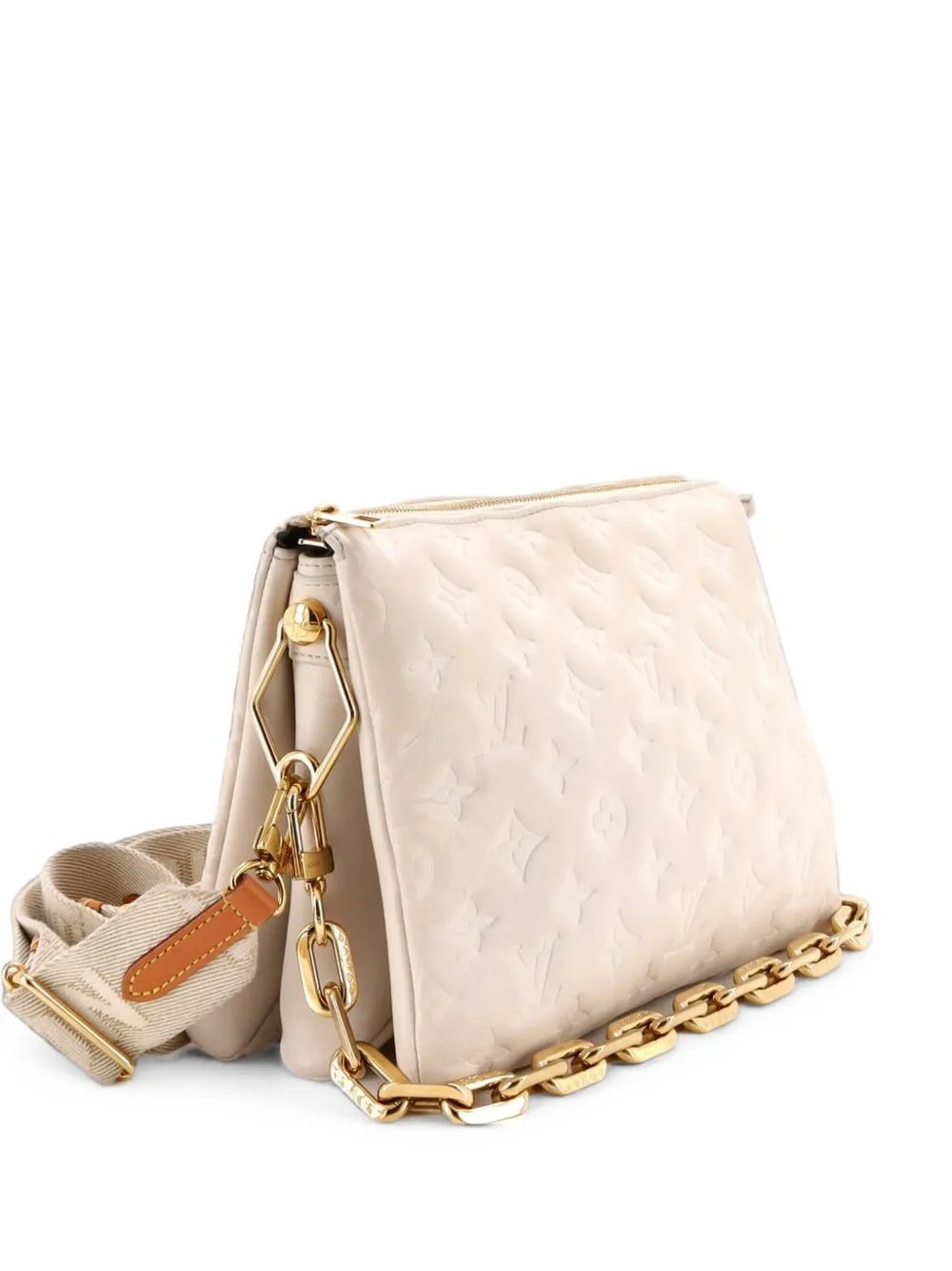 Coussin Bag Monogram Embossed Lambskin PM crossbody bag