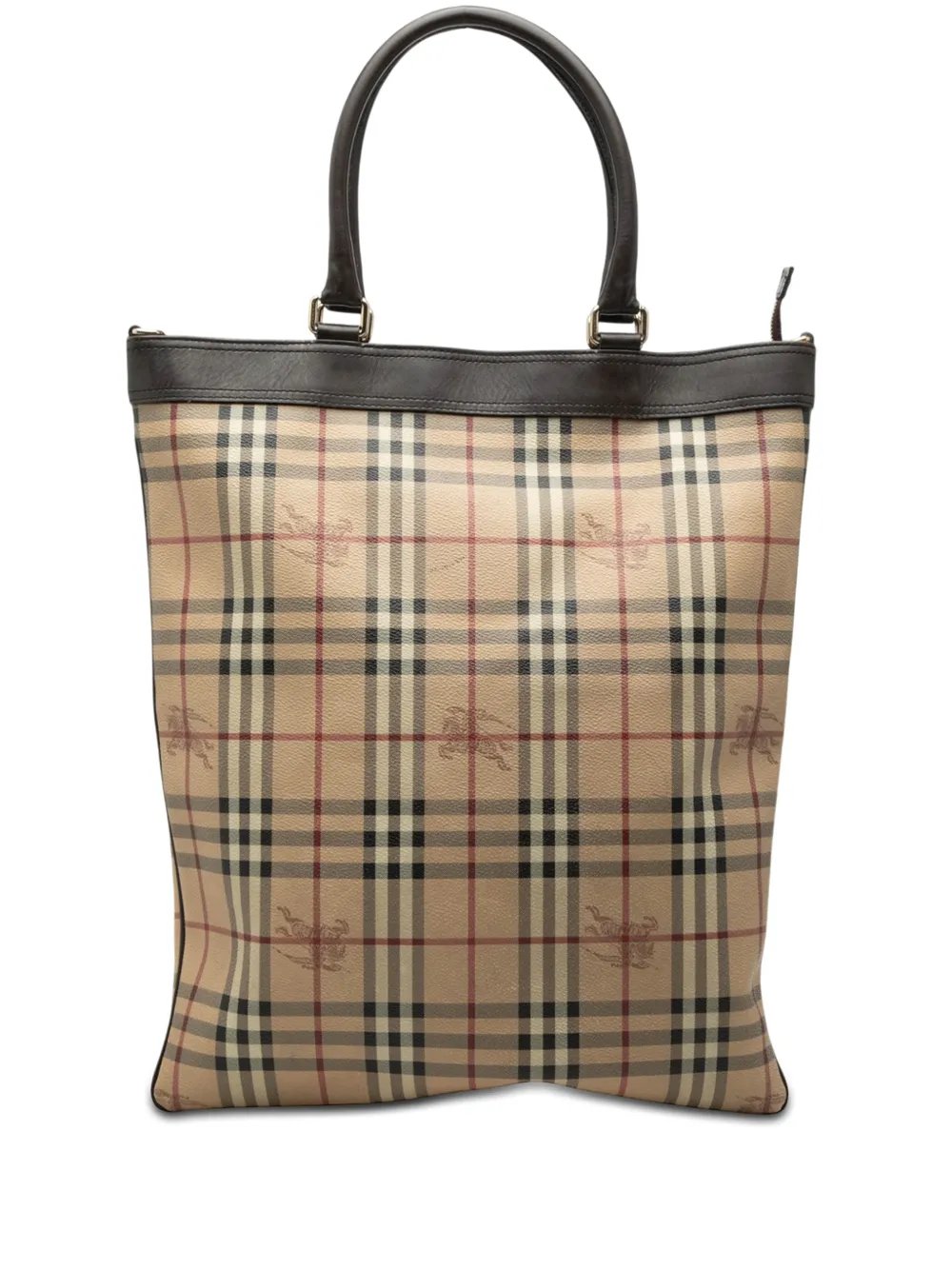 2000-2017 Haymarket Check Coated Canvas Tote satchel