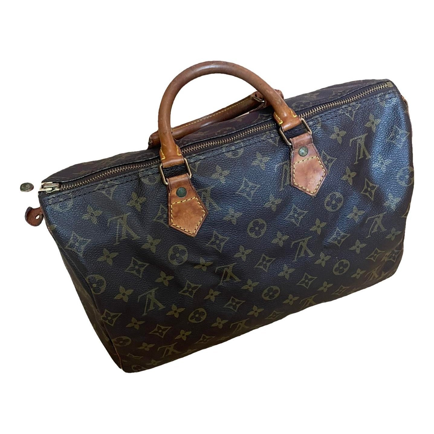 Speedy leather handbag