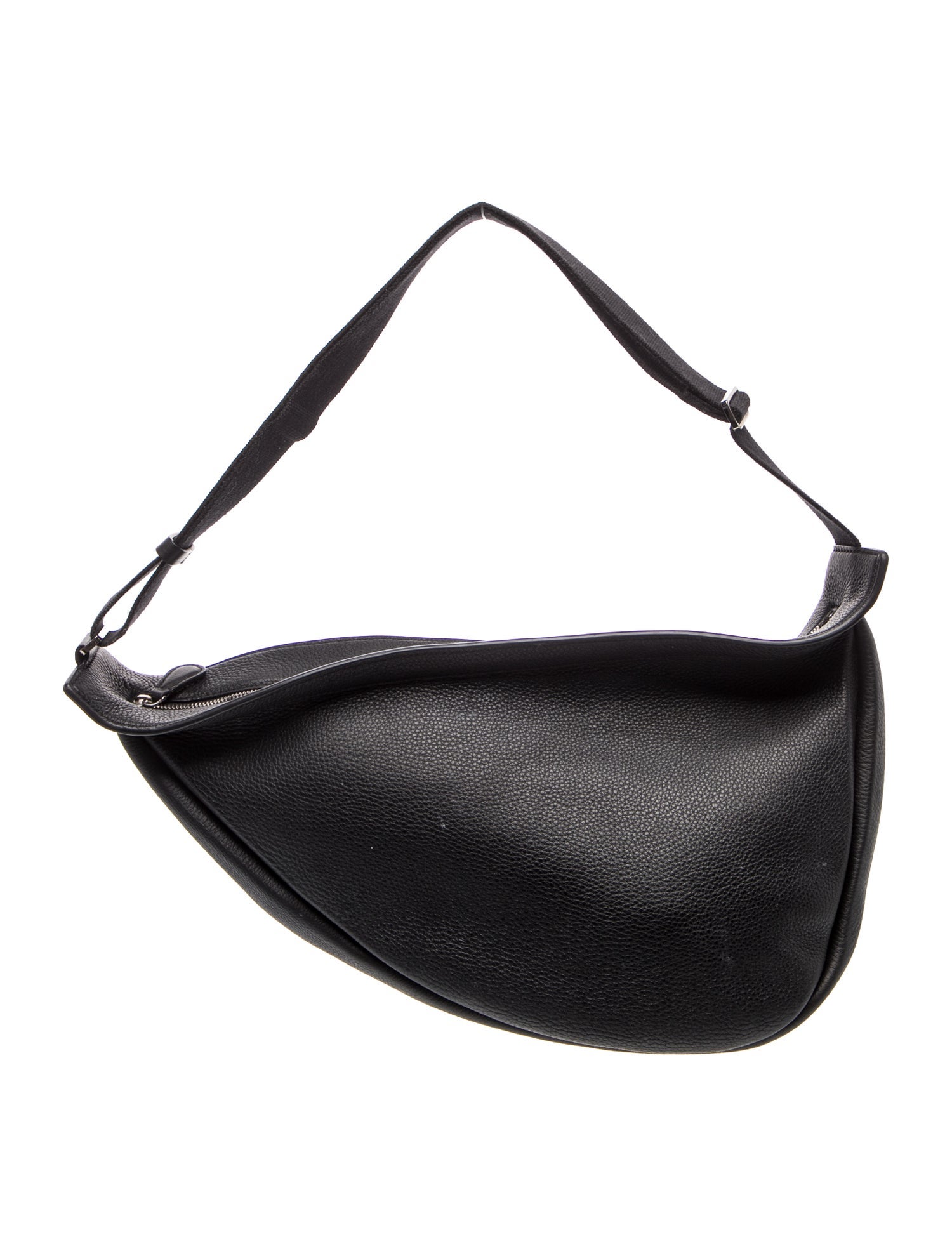 The Row Leather Slouchy Banana Large