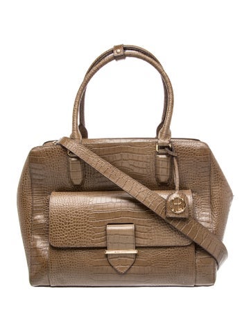 Leather Top Handle Bag