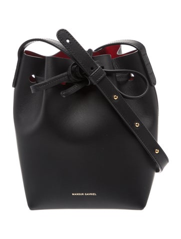 Mansur Gavriel Leather Bucket Bag