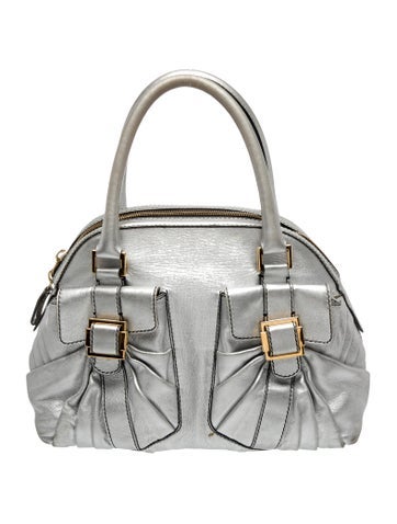Leather Top Handle Bag