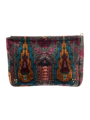 Jerome Dreyfuss Velvet Clutch