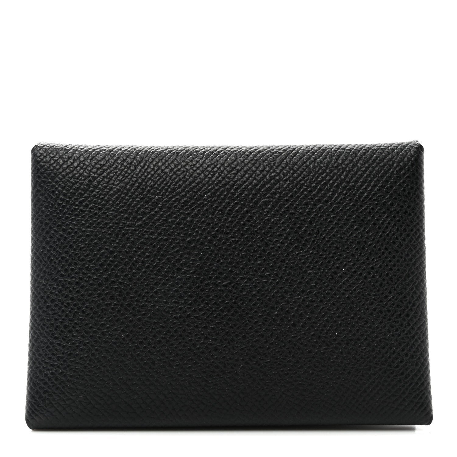 Hermes Epsom Calvi Duo Card Case Black