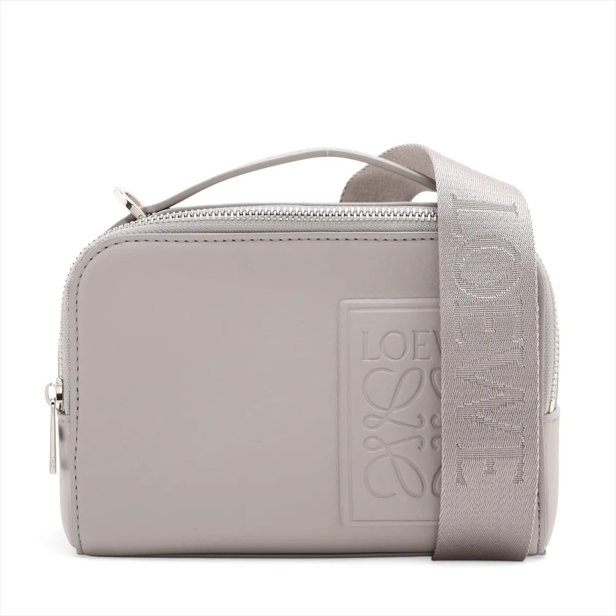 Loewe cameras crossbody bag Mini Leather 2 Way Handbag Gray