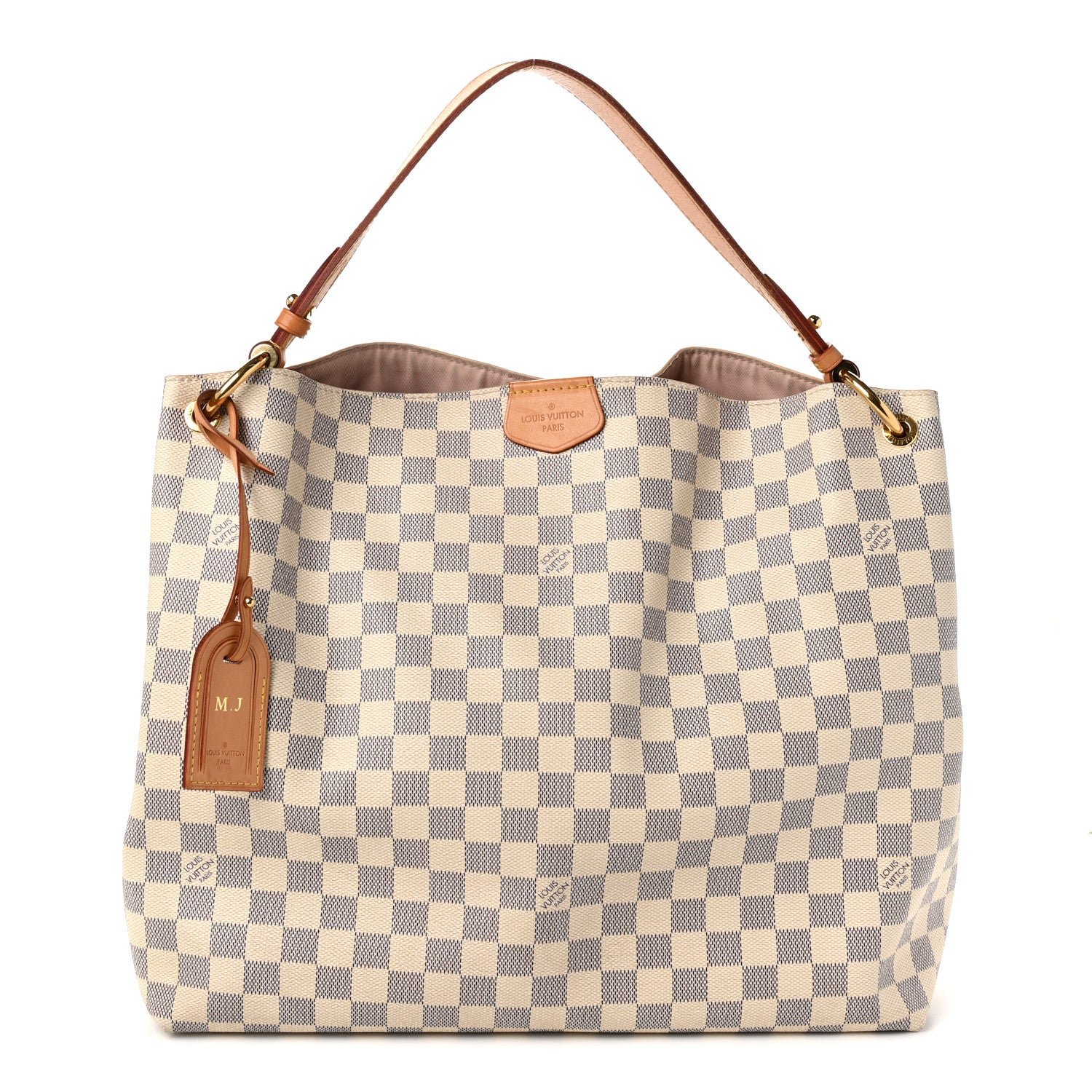 Louis Vuitton Louis Vuitton Damier Azur Graceful MM Rose Ballerine