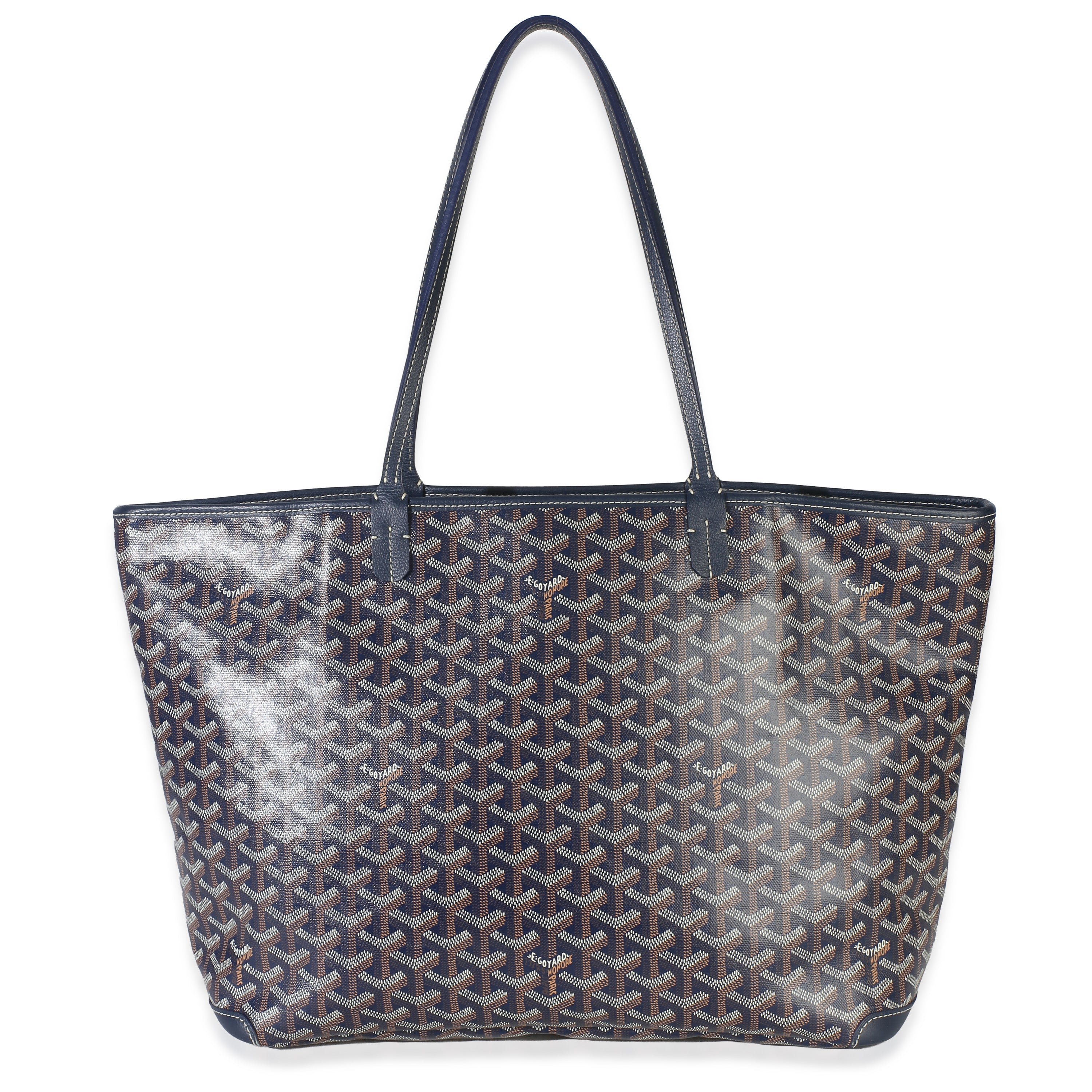 Navy Goyardine Canvas Artois MM