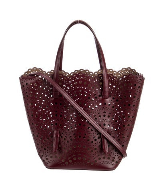 Alaia Leather Top Handle Bag