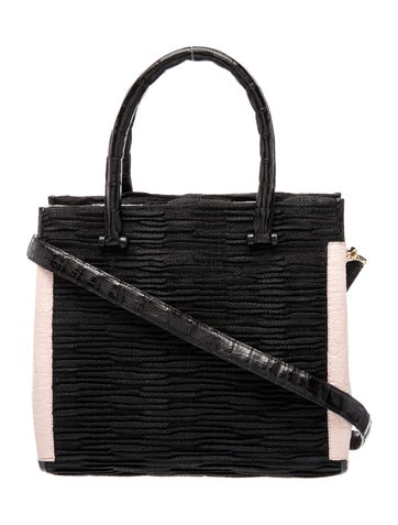Tweed Top Handle Bag