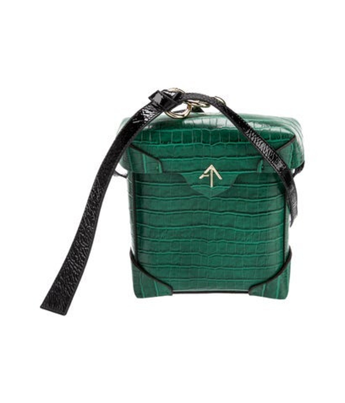 Manu Atelier Atelier Alligator Shoulder Bag