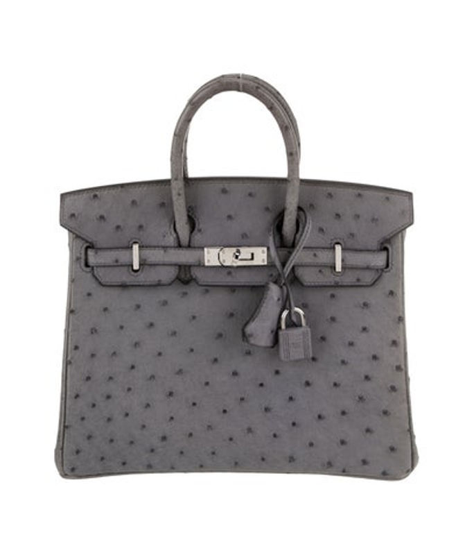 Hermes Ostrich Birkin 25