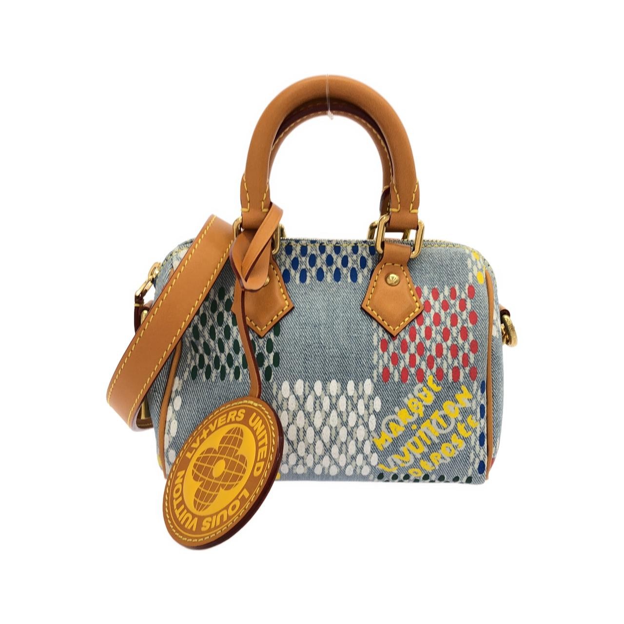 Louis Vuitton LV Barth (Damier Denim) Speedy Bandoulière 18 N0013...