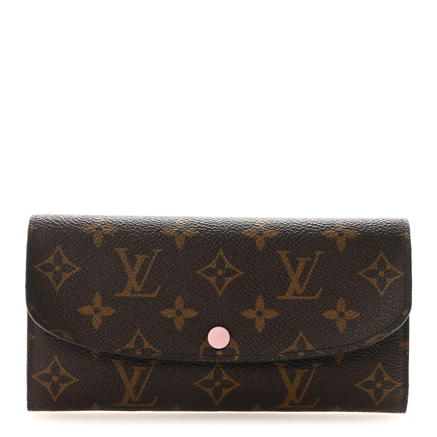 Louis Vuitton Monogram Emilie Wallet Rose Ballerine