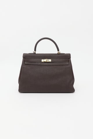 2003 Chocolat Togo Kelly Retourne 35 Bag