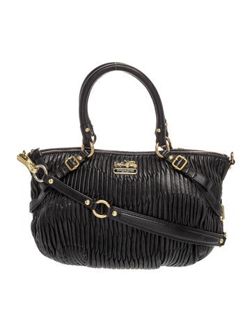 Leather Top Handle Bag