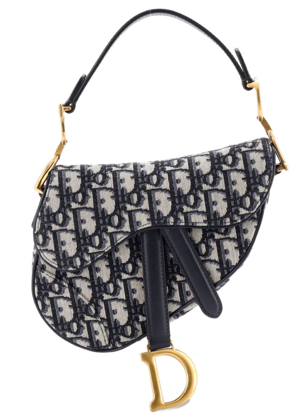 Saddle Handbag Oblique Canvas Mini shoulder bag