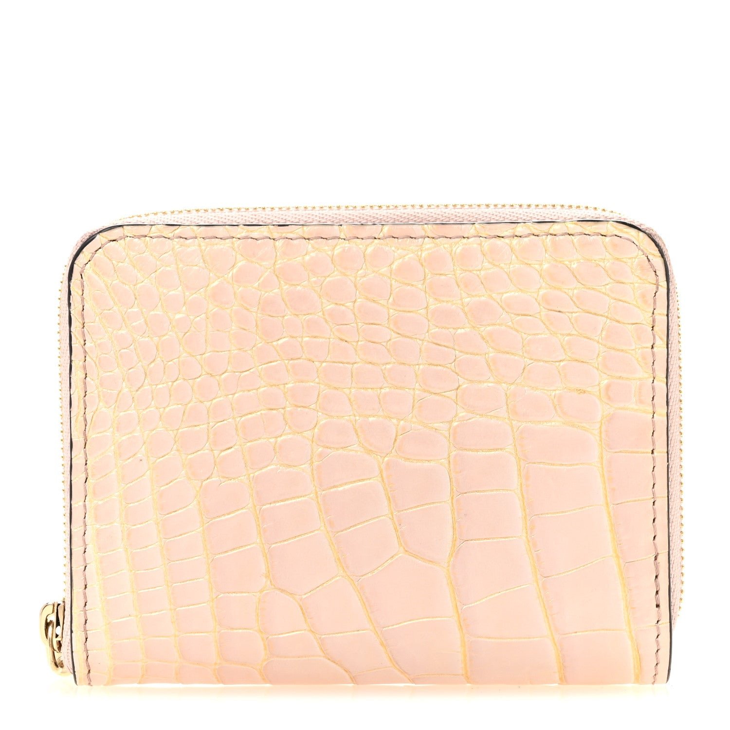 Louis Vuitton Alligator Zippy Coin Purse Pearl