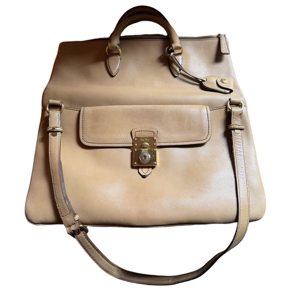 Leather handbag