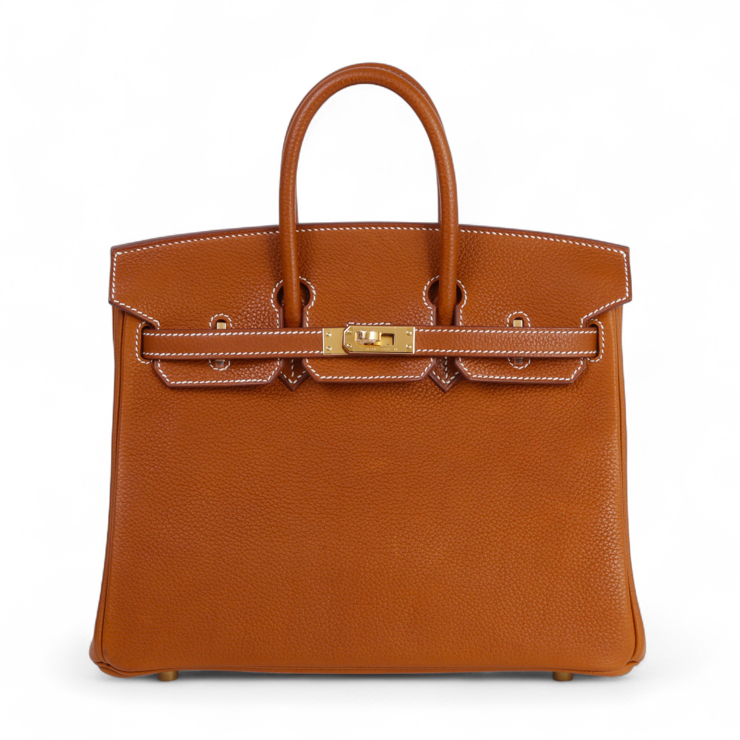 Hermes Brand New ( Rank N ) HERMÈS Birkin 25 Fauve (34) Barenia Faubourg Gold hardware K (2025)