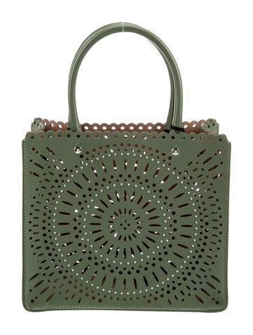 Alaia Leather Top Handle Bag