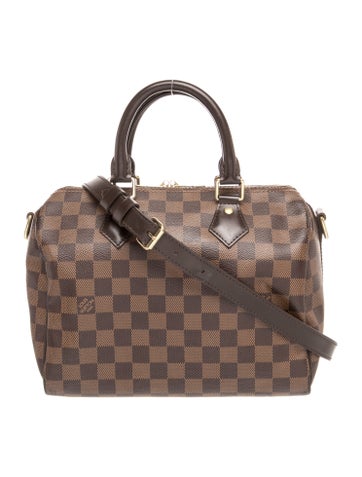 Damier Ebene Speedy Bandouliere 25