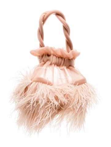 Staud Mesh Top Handle Bag