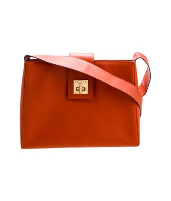 Celine Leather Shoulder Bag Vintage