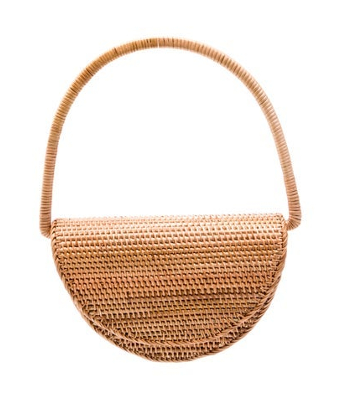 Cult Gaia Gaia Rattan Shoulder Bag