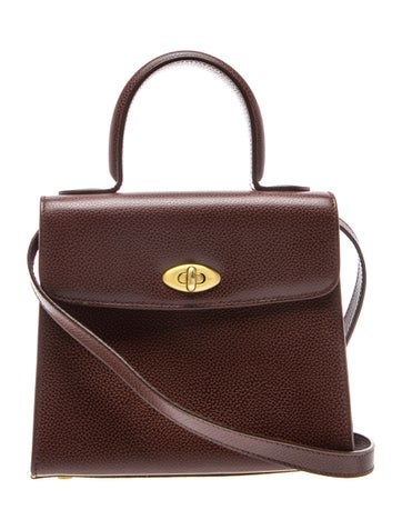 Leather Top Handle Bag Vintage
