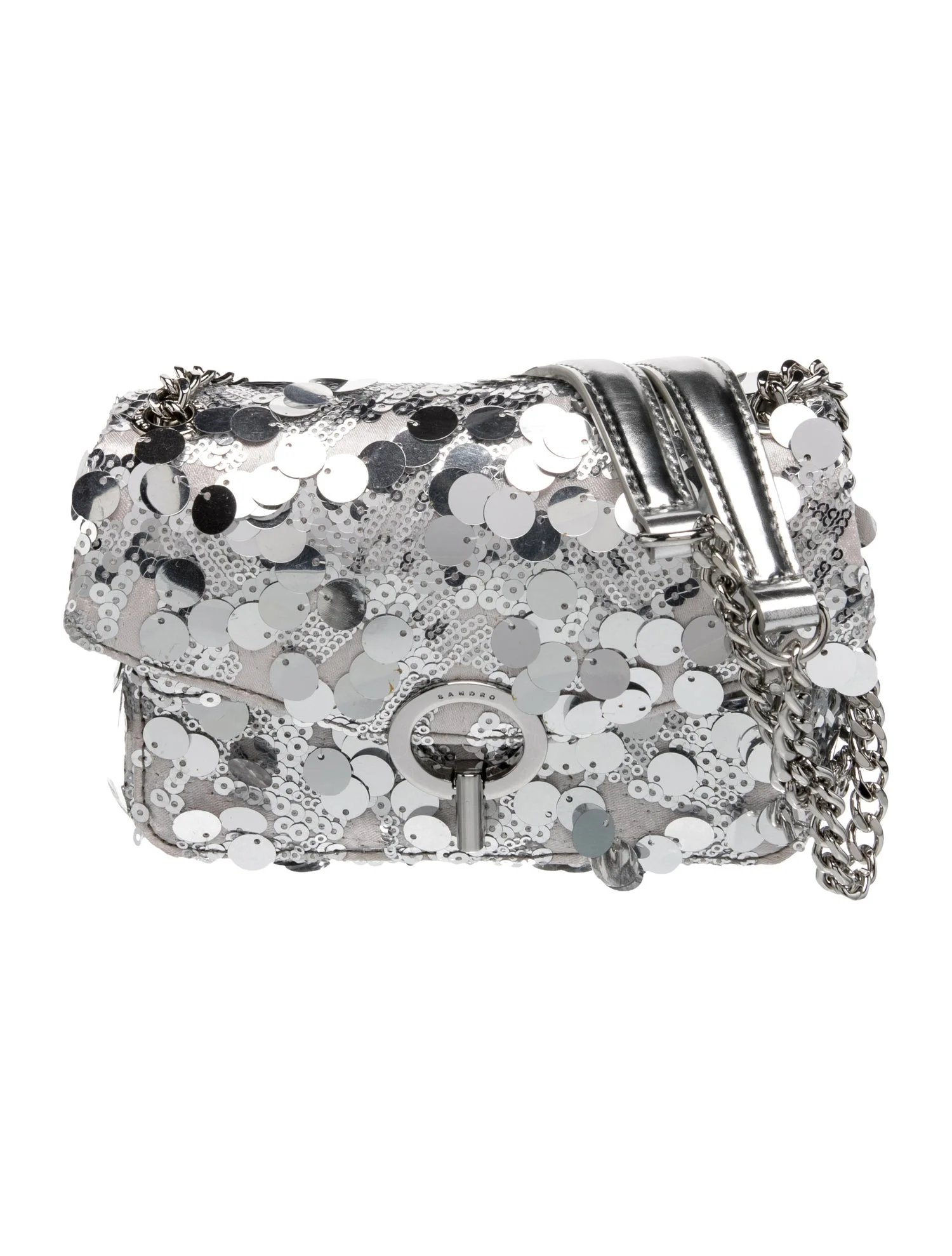 Sandro Sequins Crossbody Bag