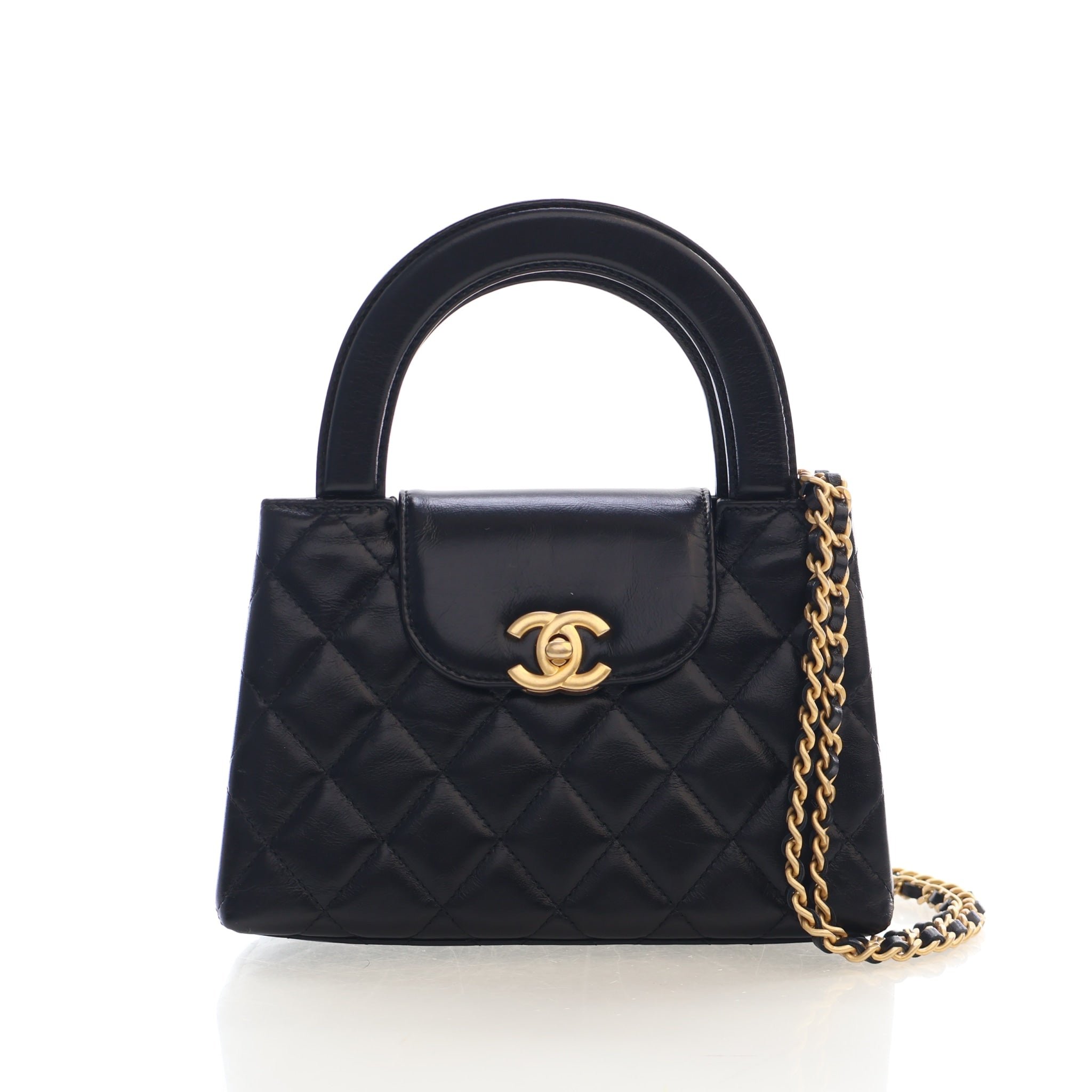 Chanel Nano Aged Calfskin Kelly Shopper