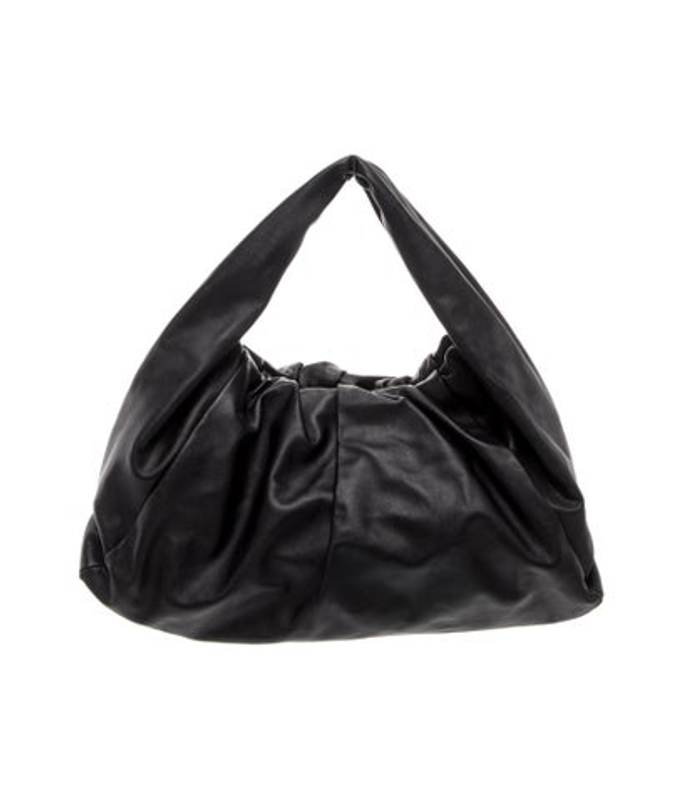 Bottega Veneta Veneta Leather Shoulder Pouch Large