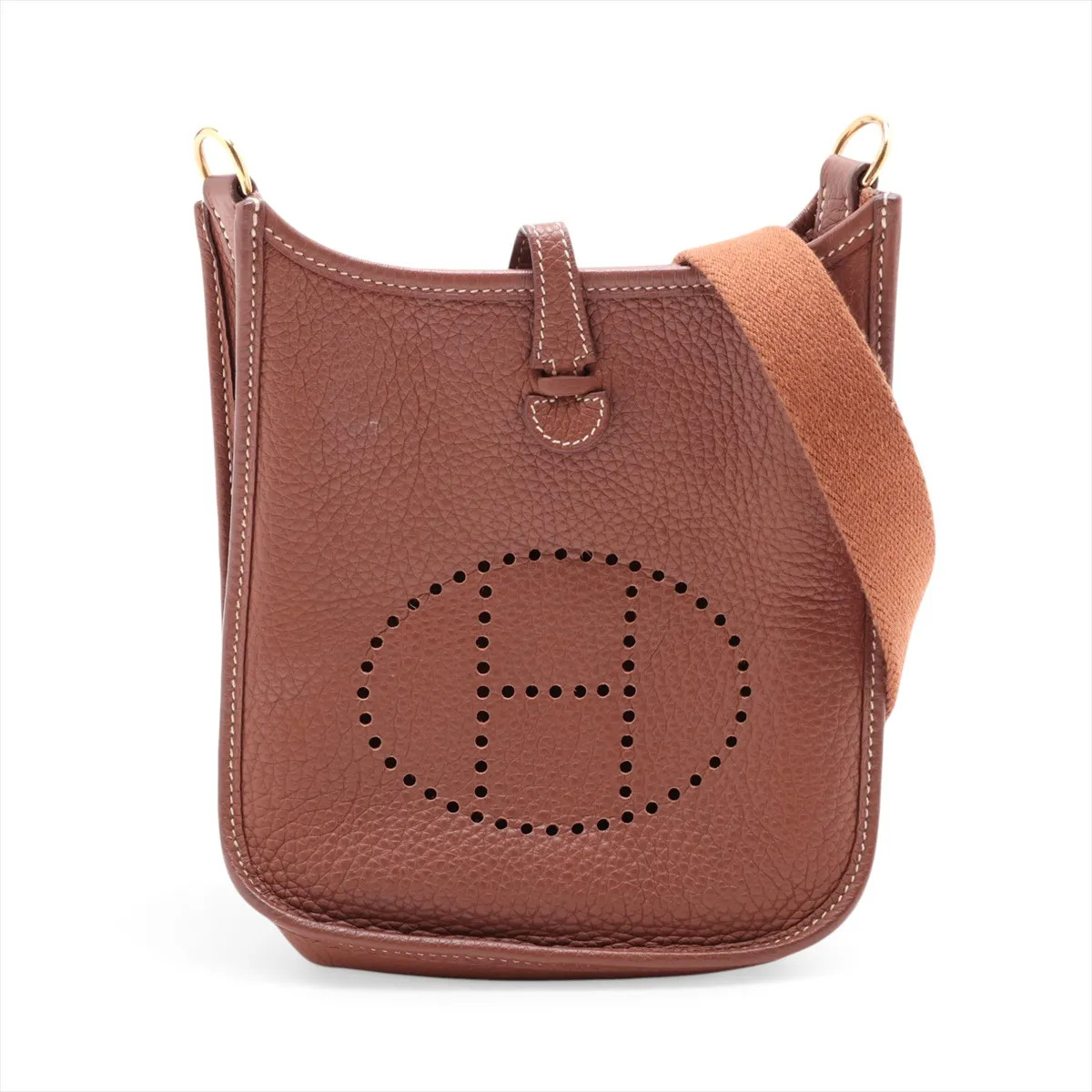 Hermès evelyn 16 TPM Amazon Taurillon Clemence Gold Gold Metal Fittings