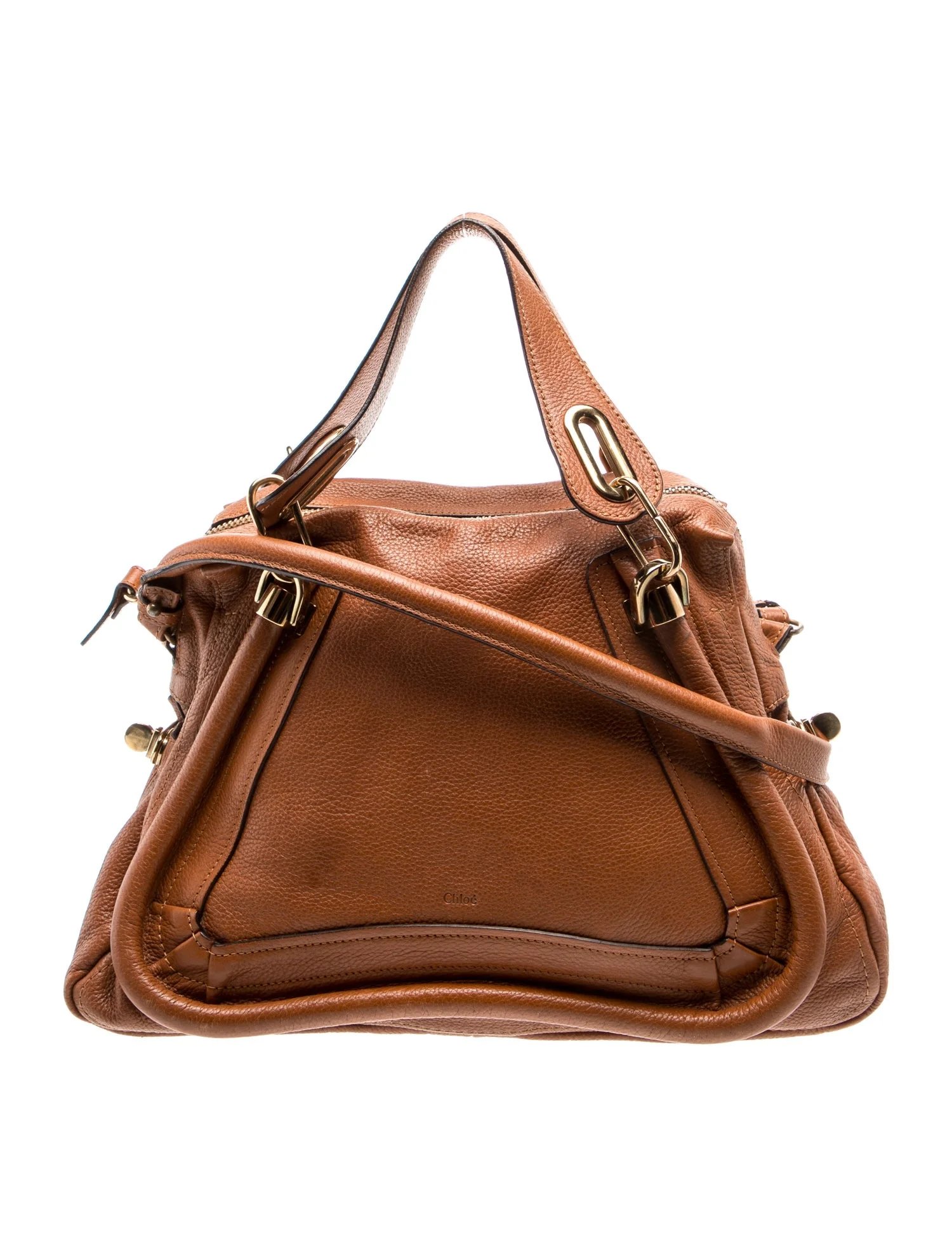 Leather Top Handle Bag