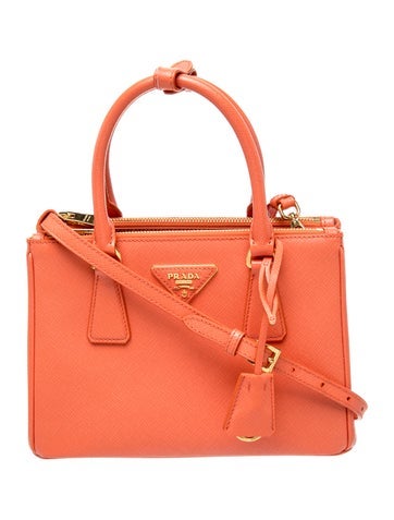 Saffiano Leather Galleria Double Zip Mini
