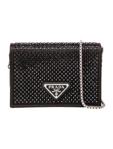 Enameled Metal Triangle Crossbody Bag