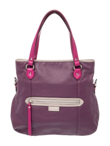 Leather Top Handle Bag