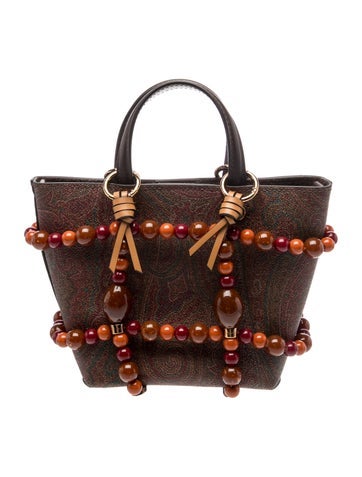 Leather Top Handle Bag w/ Tags