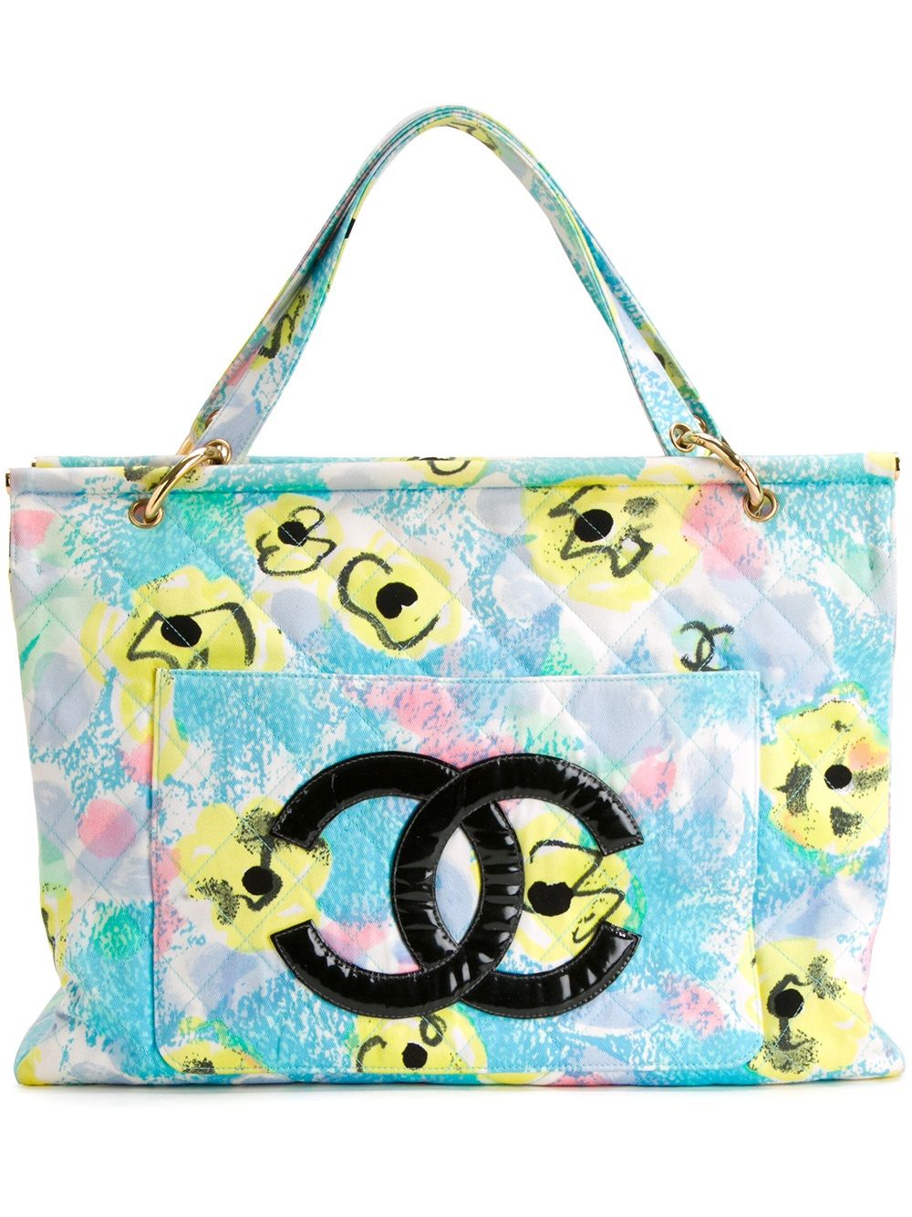 CC floral hand bag
