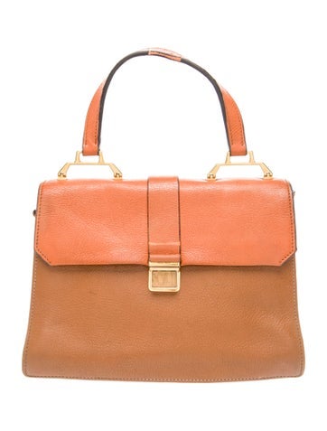Miu Miu Leather Top Handle Bag