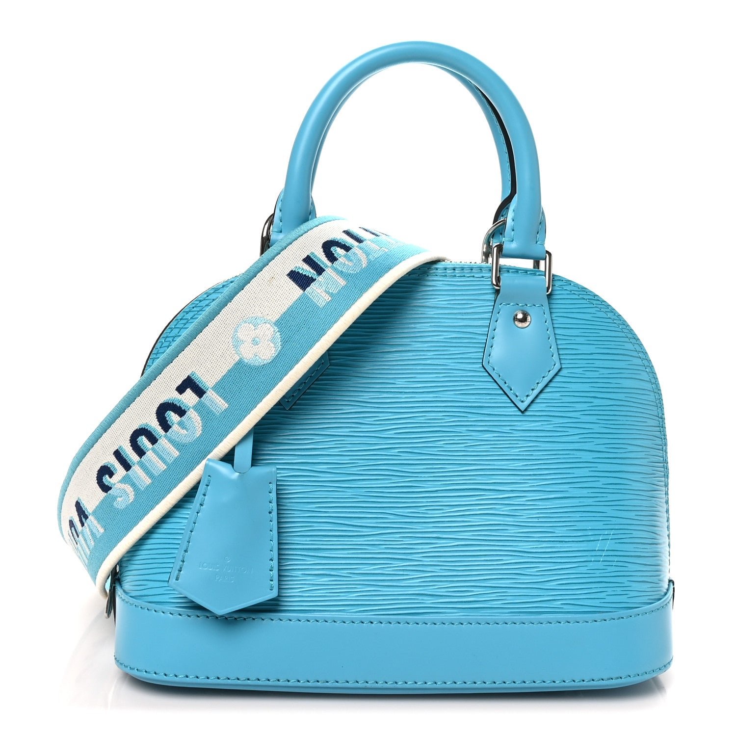 Louis Vuitton Epi Jacquard Alma BB Turquoise