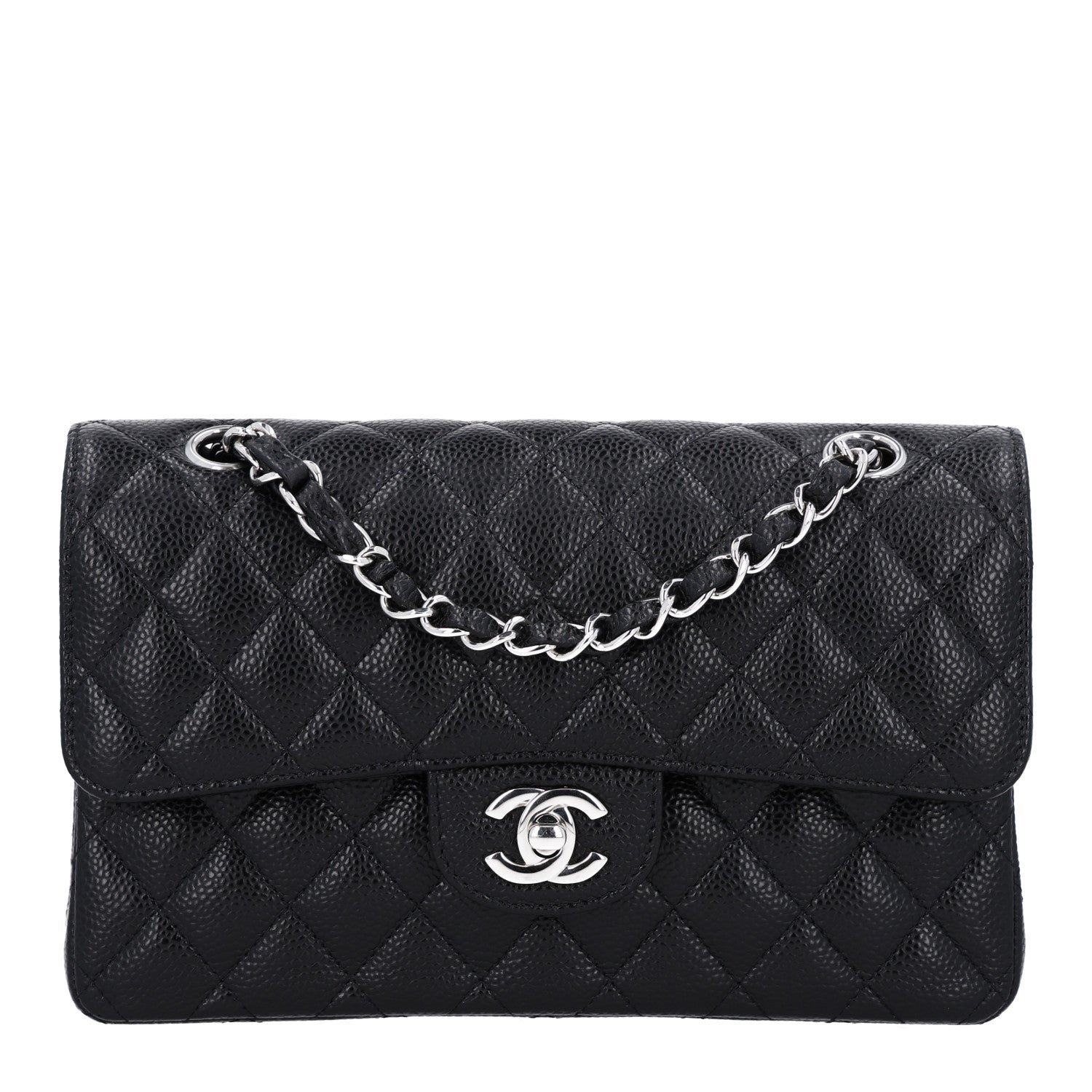 Chanel Caviar Quilted Small Double Flap Black