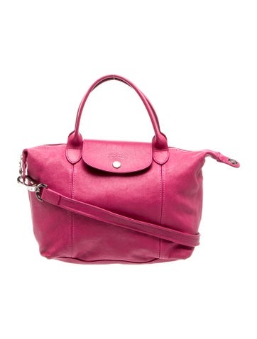 Longchamp Leather Top Handle Bag