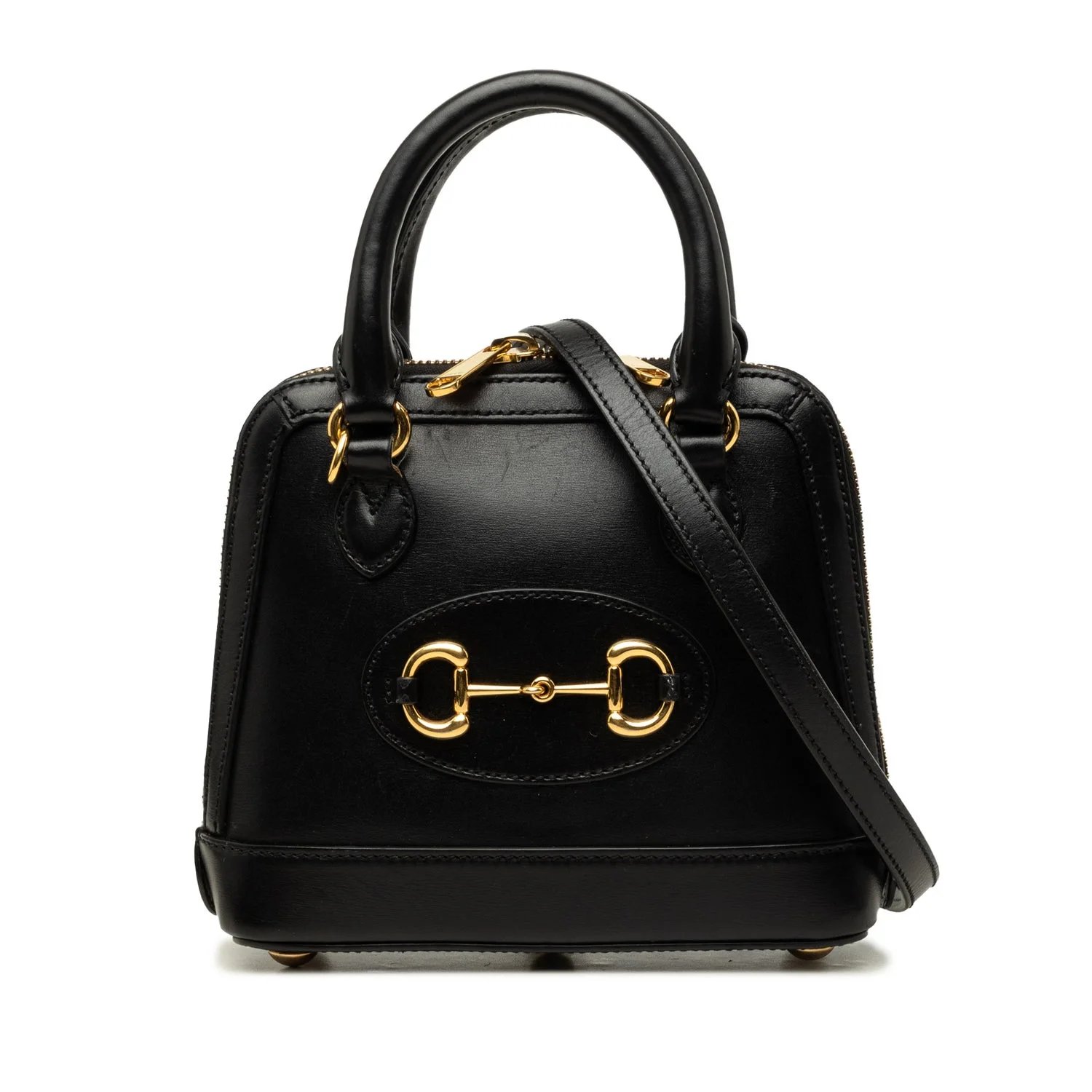 Small Calfskin Horsebit 1955 Satchel